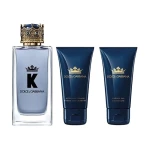 Dolce & Gabbana Парфюмированный набор K By Dolce&Gabbana мужской (парфюмированная вода, 100 мл + гель для душа, 50 мл + бальзам после бритья, 50 мл) - фото N2