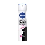Nivea Антиперспірант-спрей Clear Чорне та біле, Невидимий, жіночий, 150 мл