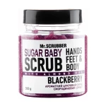 Mr.Scrubber Сахарный скраб для тела Sugar baby Blackberry для всех типов кожи, 300 г