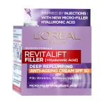 L’Oreal Paris Дневной крем-уход для лица L'Oreal Paris Revitalift Filler (HA) Deep Replumping Anti-Ageing Cream, SPF 50, 50 мл