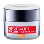 L’Oreal Paris Дневной крем-уход для лица L'Oreal Paris Revitalift Filler (HA) Deep Replumping Anti-Ageing Cream, SPF 50, 50 мл - фото N2