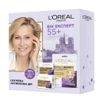 L’Oreal Paris Подарунковий набір L'Oreal Paris Вік Експерт 55+ (денний крем, 50 мл + нічний крем-догляд, 50 мл + тканинна маска, 30 г)