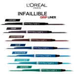 L’Oreal Paris Автоматический водостойкий карандаш для глаз L'Oreal Paris Infaillible Grip 36H Gel Automatic Eye Liner 07 Turquoise Faux Fur, 1 г - фото N4