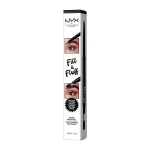 NYX Professional Makeup Олівець-помада для брів Fill and Fluff Eyebrow Pomade Pencil 08 Black 2 г - фото N2