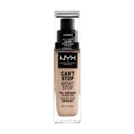 NYX Professional Makeup Тональна основа Can't Stop Won't Stop Full Coverage Foundation, водостійка, 02 Alabaster, 30 мл