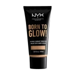 NYX Professional Makeup Сяюча тональна основа для обличчя Born To Glow! Naturally Radiant Foundation, 10 Buff, 30 мл