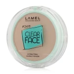 Lamel Professional Пудра компактная для лица Oh My Clear Face Powder 402 Vanilla, 6 г - фото N2