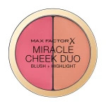 Max Factor Палітра для скульптування обличчя Miracle Cheek Duo 30 Dusky Pink / Cooper 11 г