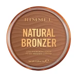 Rimmel Бронзувальна пудра для обличчя Natural Bronzer Waterproof Powder, 14 г