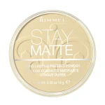 Rimmel Компактная пудра Stay Matte Long Lasting Pressed Powder матирующая, 03 Peach Glow, 14 г