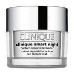 Clinique Нічний крем для обличчя Smart Night Custom-Repair Moisturizer для комбінованої шкіри схильної до жирності, 50 мл