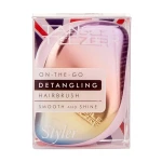 Tangle Teezer Расческа для волос Compact Styler Pearlescent Matte, 1 шт - фото N3