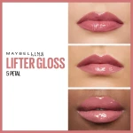 Maybelline New York Блеск для губ Maybelline New Yok Lifter Gloss с гиалуроновой кислотой, 005 Petal, 5.4 мл - фото N4