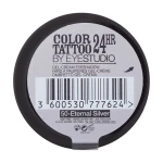 Maybelline New York Кремовые тени для век Color Tattoo 24HR by EyeStudio 50 Eternal Silver, 4.5 г - фото N3