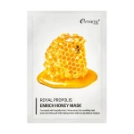 Esthetic House Живильна тканинна маска для обличчя Royal Propolis Enrich Honey Mask на основі маточного молочка та прополісу, 25 мл