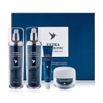 Esthetic House Набір Ultra Hyaluronic Acid Bird's Nest Skin Care Set (тонер для обличчя, 130 мл + емульсія для обличчя, 130 мл + крем для обличчя, 50 мл + крем для повік, 30 мл)