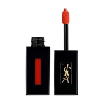 Yves Saint Laurent Кремовий лак для губ Vernis A Levres Vinyl Cream 406 Orange Electro, 5.5 мл - фото N2