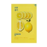 Тканинна маска для обличчя "Лимон" - Holika Holika Pure Essence Mask Sheet Lemon, 20 мл, 1 шт - фото N2