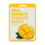 Тканинна маска для обличчя з манго екстрактом - FarmStay Real Mango Essence Mask, 23 мл, 1 шт - фото N3
