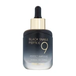 FarmStay Освітлювальна ампульна сироватка для обличчя Black Snail & Peptide 9 Perfect Ampoule з комплексом з 9 пептидів, проти зморшок, 35 мл