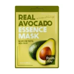 Тканевая маска для лица с экстрактом авокадо - FarmStay Real Avocado Essence Mask, 23 мл, 1 шт - фото N3