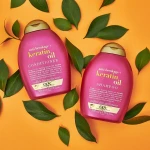 OGX Шампунь против ломкости волос Anti-Breakage + Keratin Oil Shampoo с кератиновым маслом, 385 мл - фото N7