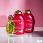 OGX Шампунь против ломкости волос Anti-Breakage + Keratin Oil Shampoo с кератиновым маслом, 385 мл - фото N12