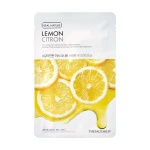 The Face Shop Тканинна маска для обличчя Real Nature Lemon Face Mask з екстрактом лимону, 20 г