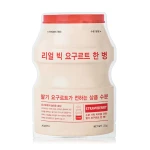 A'pieu Тканевая маска для лица Real Big Yogurt One Bottle Йогурт клубника, 21 г