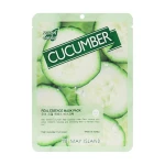 May Island Тканинна маска для обличчя Real Essence Cucumber Mask Pack з екстрактом огірка, 10*25 мл