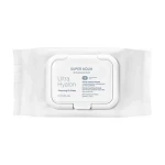 Missha Очищувальні серветки для обличчя Super Aqua Ultra Hyalron Cleansing Oil Wipes з маслами та гіалуроновою кислотою, 30 шт