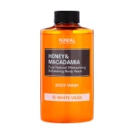 Гель для душу Білий мускус - Kundal Honey & Macadamia Body Wash White Musk, 500 мл - фото N2