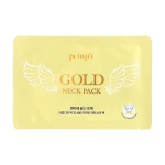 PETITFEE & KOELF Гідрогелева маска для шиї Hydrogel Angel Wings Gold Neck Pack з плацентою, 10 г