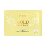 PETITFEE & KOELF Гідрогелева маска для шиї Hydrogel Angel Wings Gold Neck Pack з плацентою, 5*10 г - фото N2