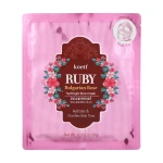 PETITFEE & KOELF Гідрогелева маска для обличчя Ruby Bulgarian Rose Hydro Gel Mask з рубіном та болгарьскою трояндою, 5*30 г - фото N2