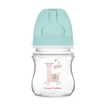 Canpol Babies Бутылка EasyStart-Toys с широким горлышком, антиколиковая, зеленый кузнечик, 120 мл