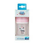 Canpol Babies Бутылка EasyStart-Toys с широким горлышком, антиколиковая, розовая кукла, 120 мл - фото N3