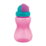 Canpol Babies Поильник спортивный с трубочкой розовый, 270 мл