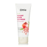 Очищаюча пінка для вмивання з гранатовим йогуртом - Ottie Fruit Yogurt Foam Cleanser Pomegranate, 150 мл