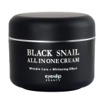 Восстанавливающий крем для лица с муцином черной улитки - Eyenlip Black Snail All In One Cream, 100 мл