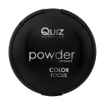 Quiz Компактна пудра для обличчя Cosmetics Color Focus з дзеркалом 02 Nude, 12 г - фото N2