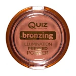 Quiz Пудра-бронзер для лица Cosmetics Bronzing Illumination Pressed Powder 02 Golden Tan, 12 г