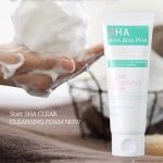 Esfolio Пінка для вмивання обличчя 3НА Clear Cleansing Foam з AHA, BHA, PHA кислотами, 100 мл - фото N4