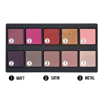 Pupa Палетка теней для век Make Up Stories Palette 003 Bright Violet, 18 г - фото N3