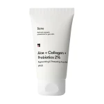 Sane Маска для лица Aloe + Collagen + Probiotics 2% Regenerating Protecting Face Mask, 75 мл