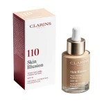 Тональний крем для обличчя - Clarins Skin Illusion Natural Hydrating Foundation SPF 15, 110 Honey, 30 мл - фото N3