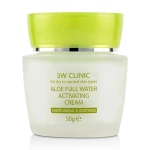 3W Clinic Увлажняющий крем для лица Aloe Full Water Activating с экстрактом алоэ, 50 г - фото N2