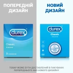 Durex Презервативи Classic Класичні, 3 шт - фото N3