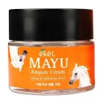 Ekel Увлажняющий крем для лица Horse Ampule Cream с конским жиром, 70 мл - фото N2