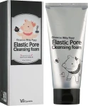 Черная пенка-маска для умывания и очистки пор - Elizavecca Face Care Milky Piggy Elastic Pore Cleansing foam, 120 мл